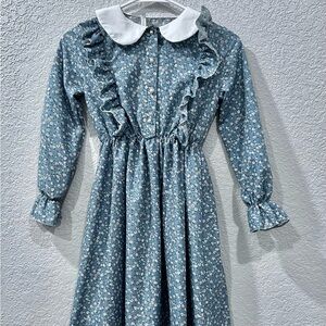 Vintage Little House on the Prairie Dress Girls costume